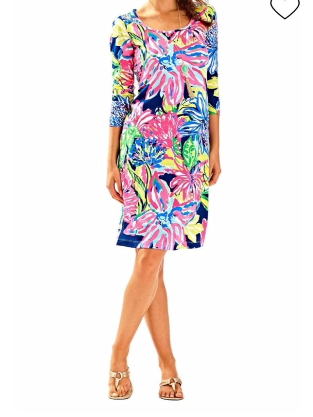 Lilly Pulitzer Kenzie Dress - Resort Navy/Travelers Palm